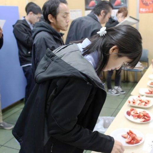 とちおとめ・あまおう試食会